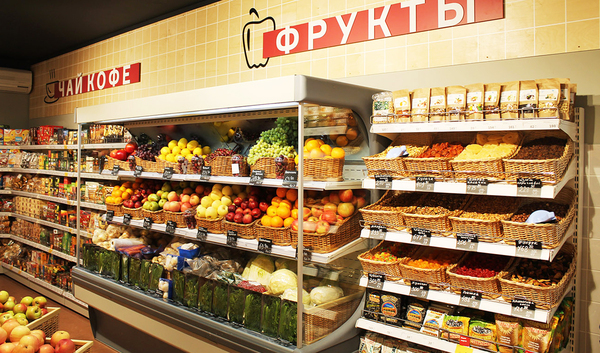 Успешный продуктовый магазин в крупном жилом комплексе