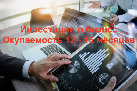 Инвестиции в бизнес. Окупаемость 12-16 месяцев 0